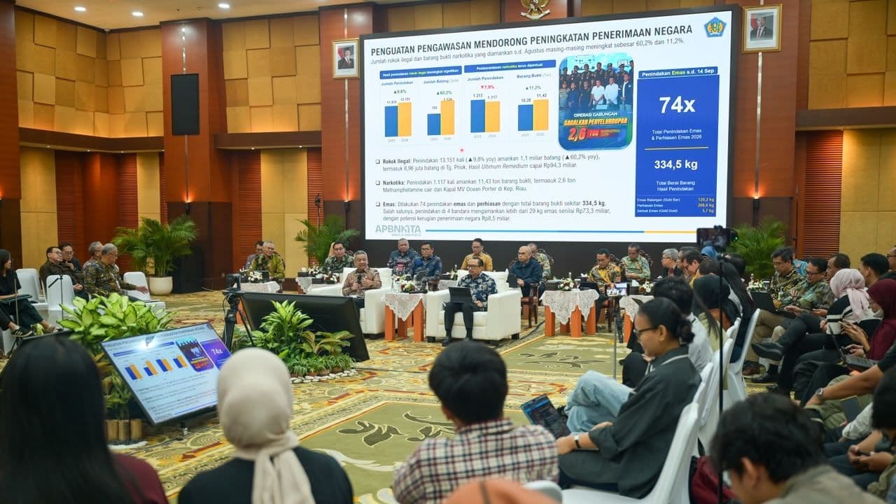 Konferensi Pers APBNKITA. (Foto: Bakom RI)